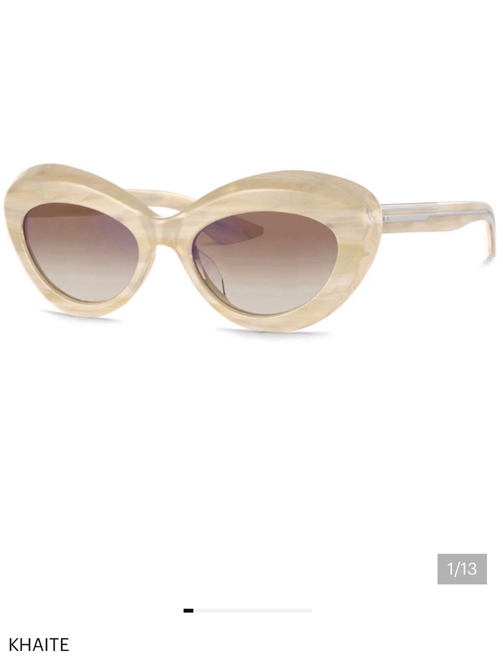 Khaite x Oliver Peoples 1968C cat eye sunglasses